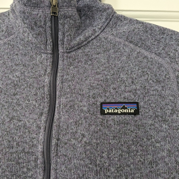 Patagonia Better Sweater 1/4 Zip Heather Purple Size MED - Picture 2 of 6